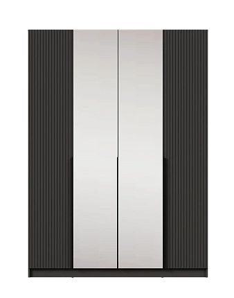 Шкаф (Графит)  Mobi SZF2D2L
