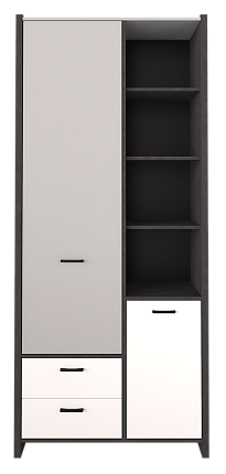 Шкаф  Kristoff Белый REG2D2S